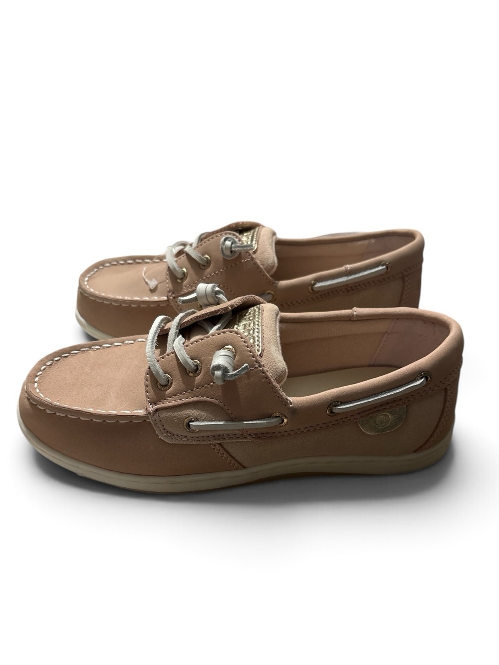 Sperry Kids Casual Boat Shoes in Light pink and Gold